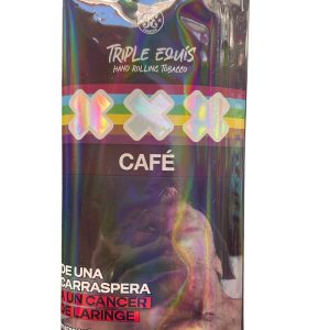 TABACO TRIPLE EQUIS CAFE 40 GRS